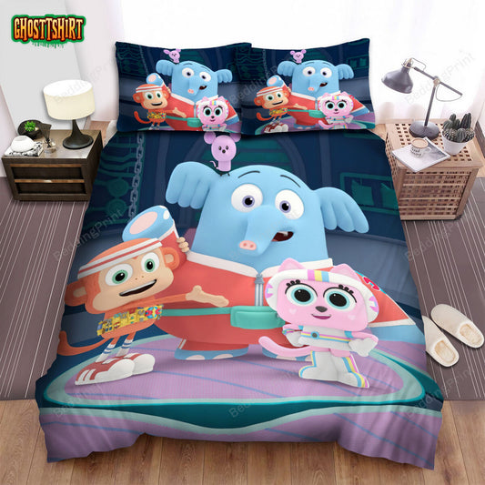 Chico Bonbon & Friends Poster Bed Sheets Spread Duvet Cover Bedding Set