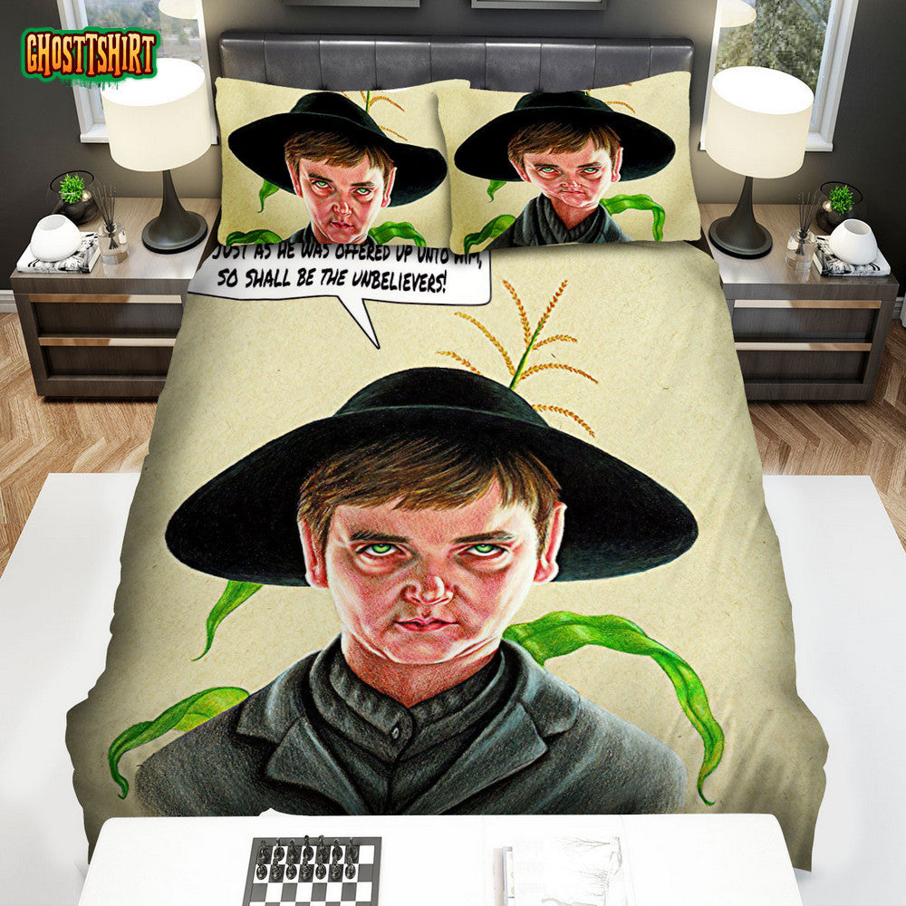 Children Of The Corn Movie Art Bed Sheets Spread Comforter Duvet Cover Bedding Set