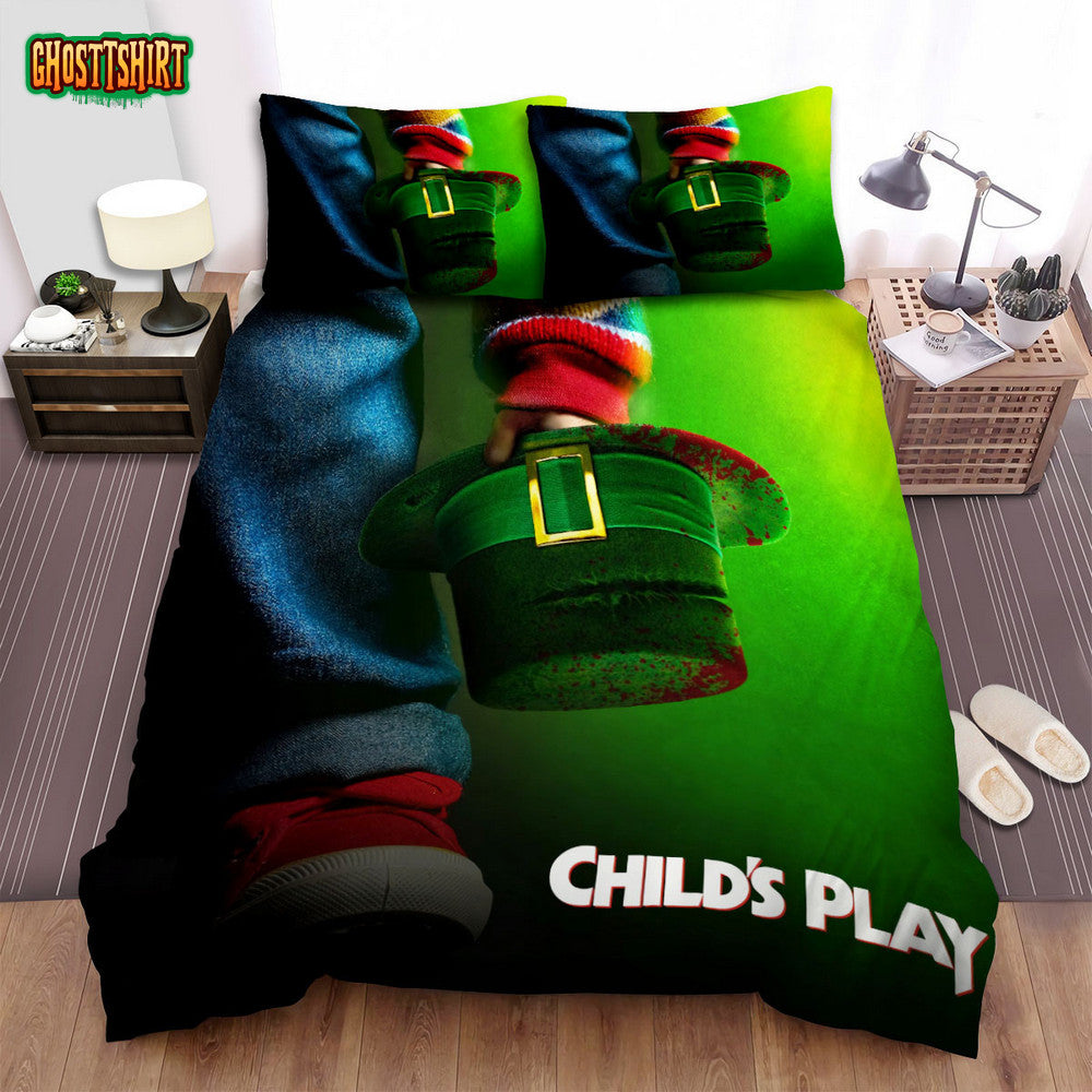 Child's Play (2019) Movie Poster 2 Bed Sheets Spread Comforter Duvet Cover Bedding Set