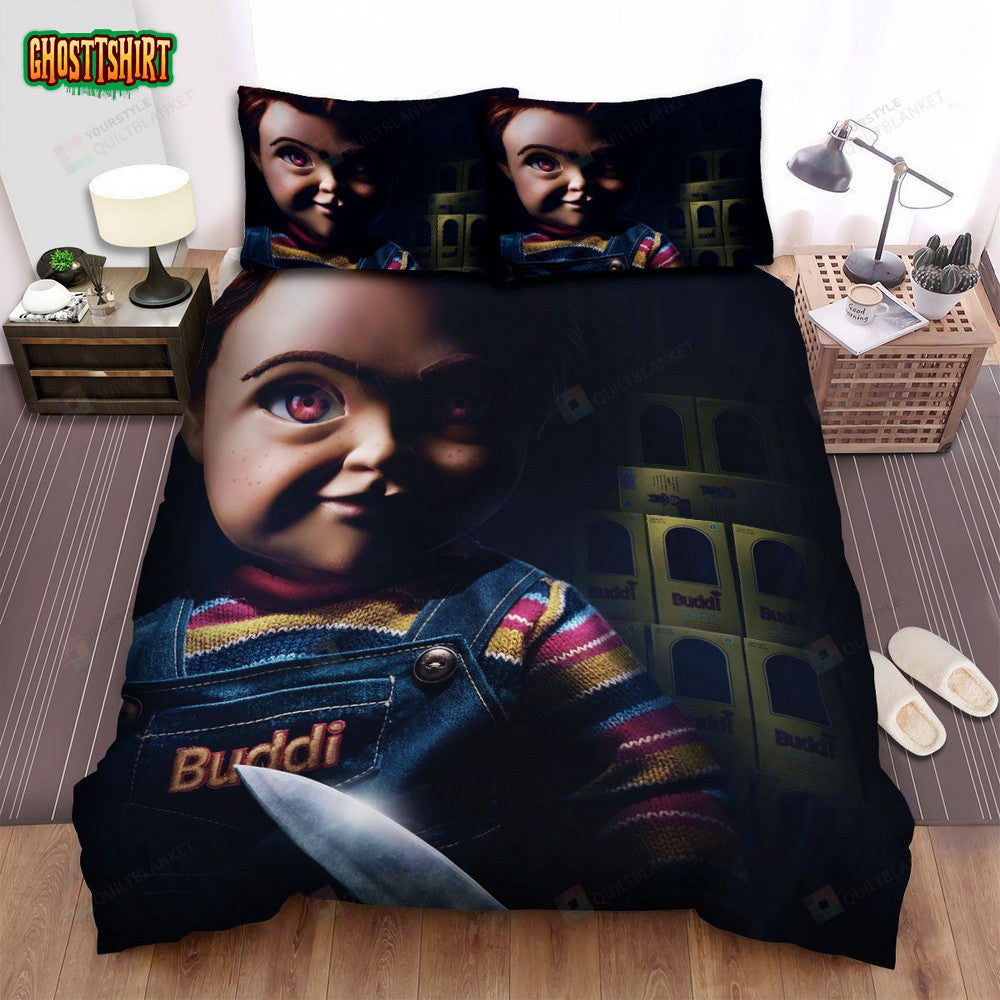 Child's Play (2019) Movie Poster Artwork Bed Sheets Spread Comforter Duvet Cover Bedding Set