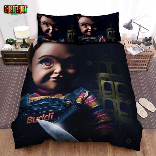Child's Play (2019) Movie Poster Artwork Bed Sheets Spread Comforter Duvet Cover Bedding Set
