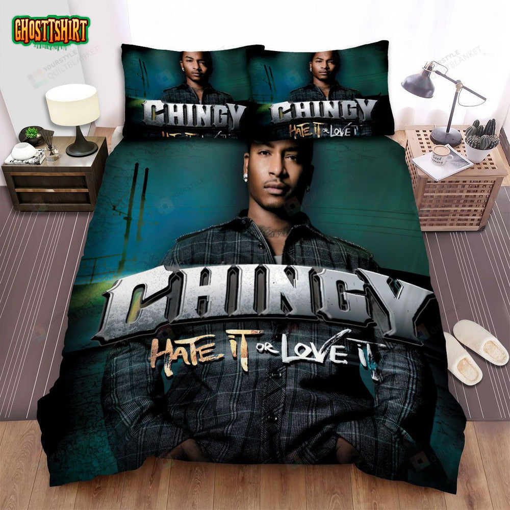 Chingy Hate It Or Love It Album Cover Bed Sheets Spread Comforter Duvet Cover Bedding Set