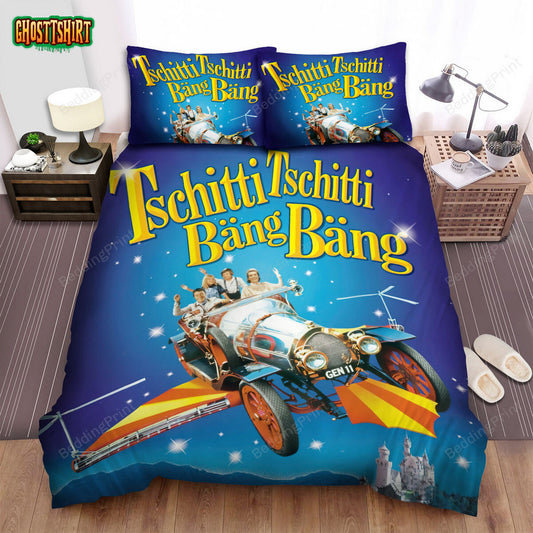 Chitty Chitty Bang Bang (1968) Movie Cover Bed Sheets Duvet Cover Bedding Set