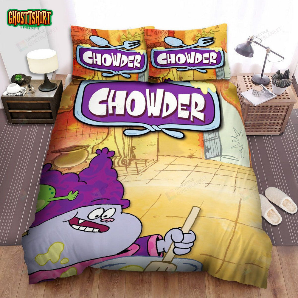 Chowder Cooking Poster Bed Sheets Spread Duvet Cover Bedding Set