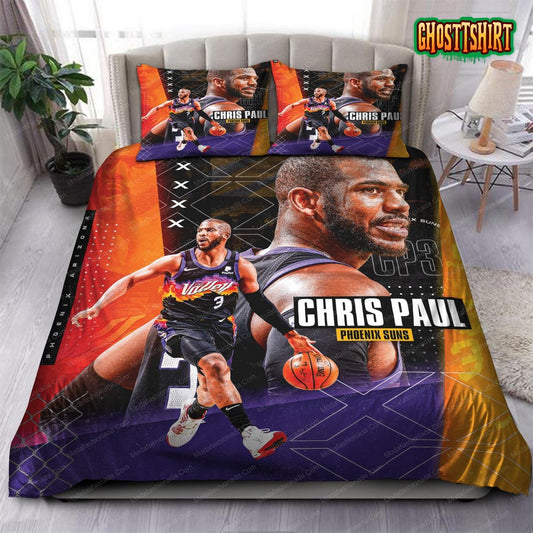 Chris Paul Phoenix Suns NBA 80 Bedding Set