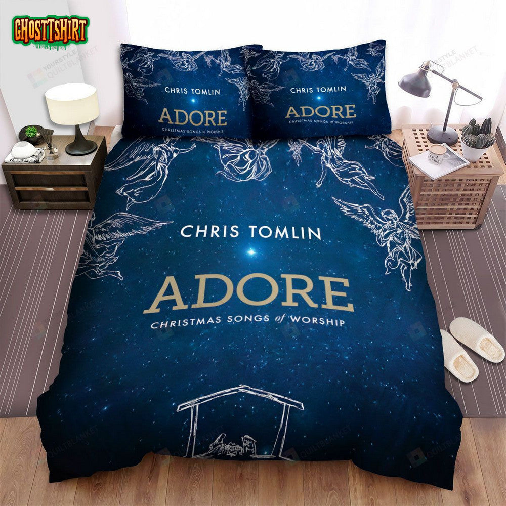 Chris Tomlin Album Cover Adore Bed Sheets Spread Comforter Duvet Cover Bedding Set