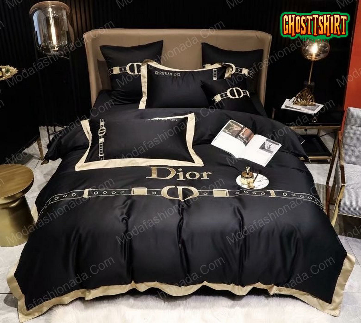 Christian Dior Logo Brands 8 Bedding Set