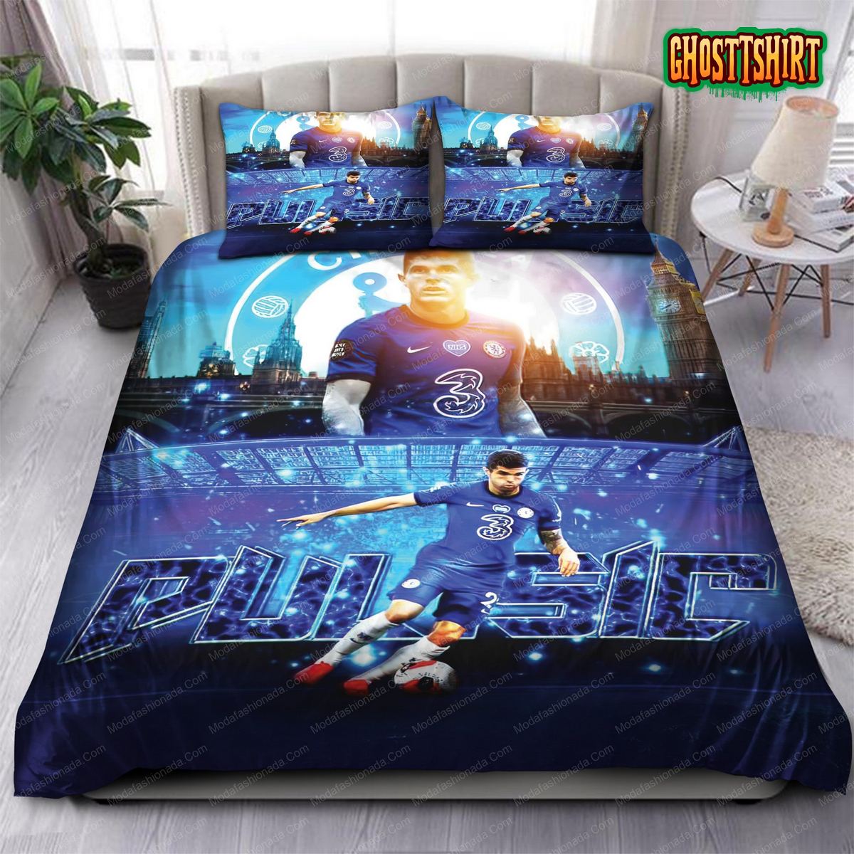 Christian Pulisic Chelsea EPL 111 Bedding Set