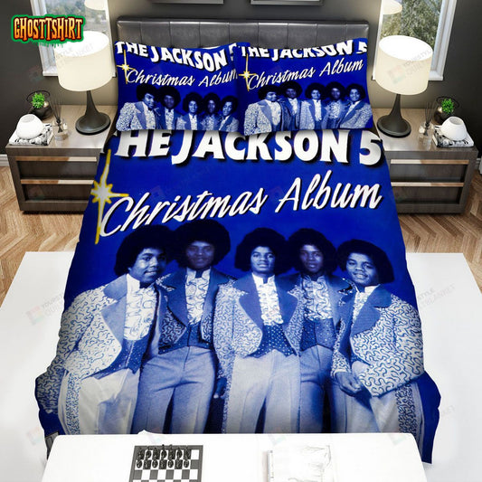 Christmas Album The Jackson 5 Bed Sheets Spread Comforter Duvet Cover Bedding Set