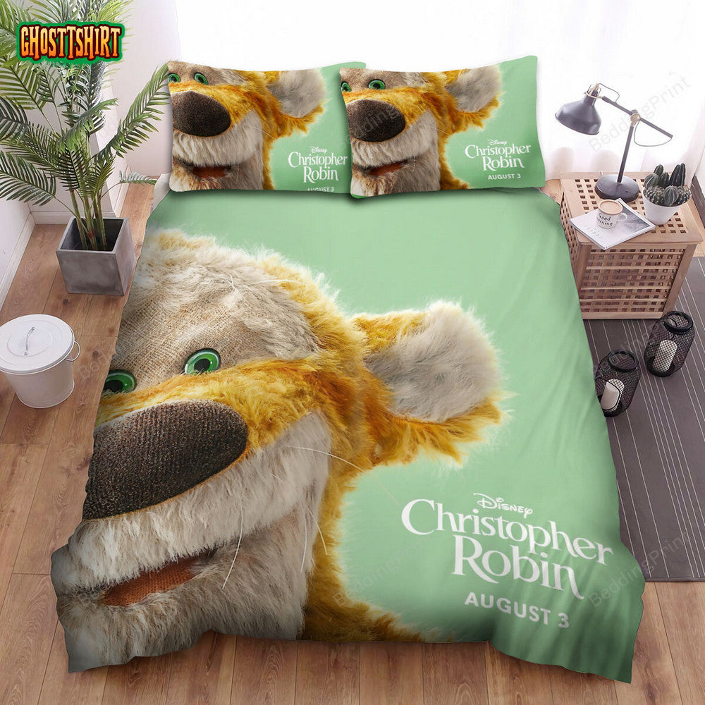 Christopher Robin (2018) Tigger Movie Poster Ver 1 Bed Sheets Duvet Cover Bedding Set
