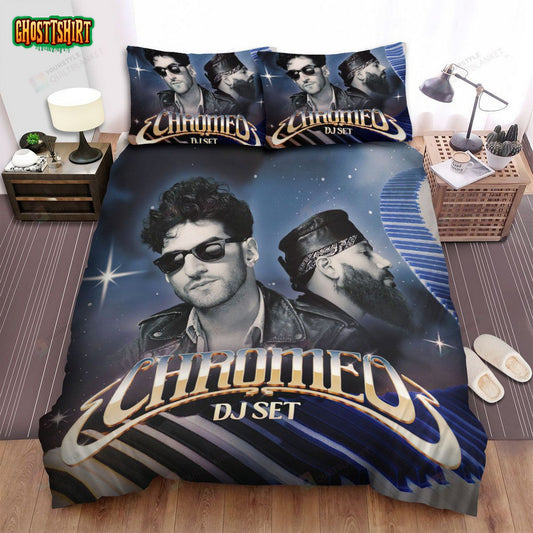 Chromeo Music Dj Set Poster Bed Sheets Spread Comforter Duvet Cover Bedding Set