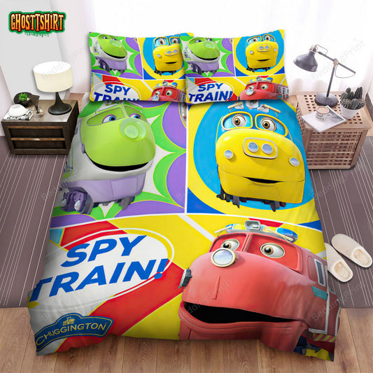 Chuggington The Spy Train Poster Bed Sheets Spread Duvet Cover Bedding Set