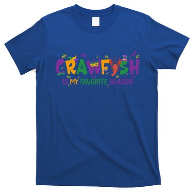 Crawfish Is My Favorite Season Mardi Gras Crawfish Lobster Gift T-Shirt