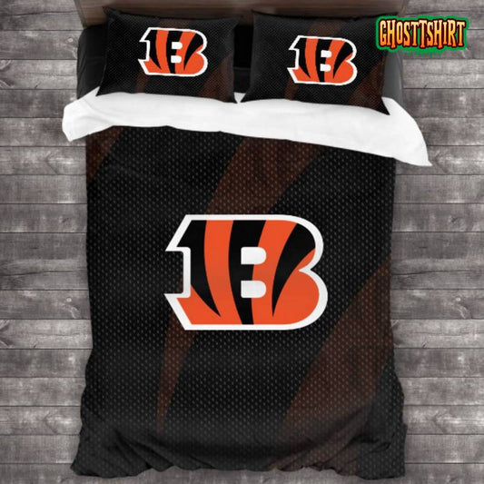 Cincinnati Bengals Logo Bedding Set