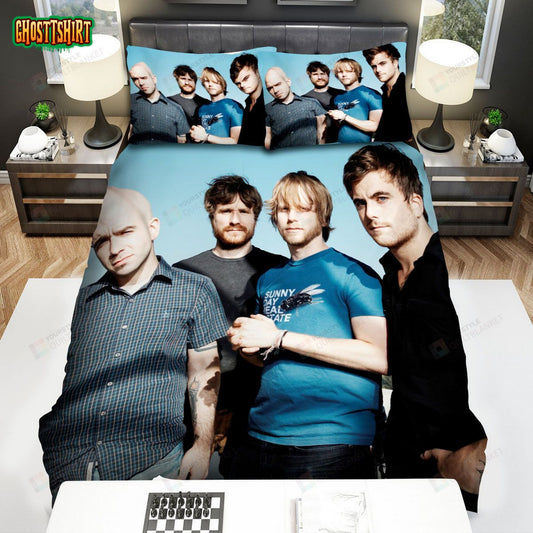 Circa Survive Band Group Pose Bed Sheets Spread Comforter Duvet Cover Bedding Set