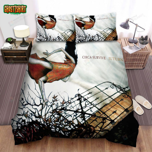 Circa Survive Band Juturna Album Cover Bed Sheets Spread Comforter Duvet Cover Bedding Set