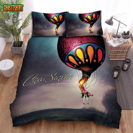 Circa Survive Band On Letting Go Album Cover Bed Sheets Spread Comforter Duvet Cover Bedding Set