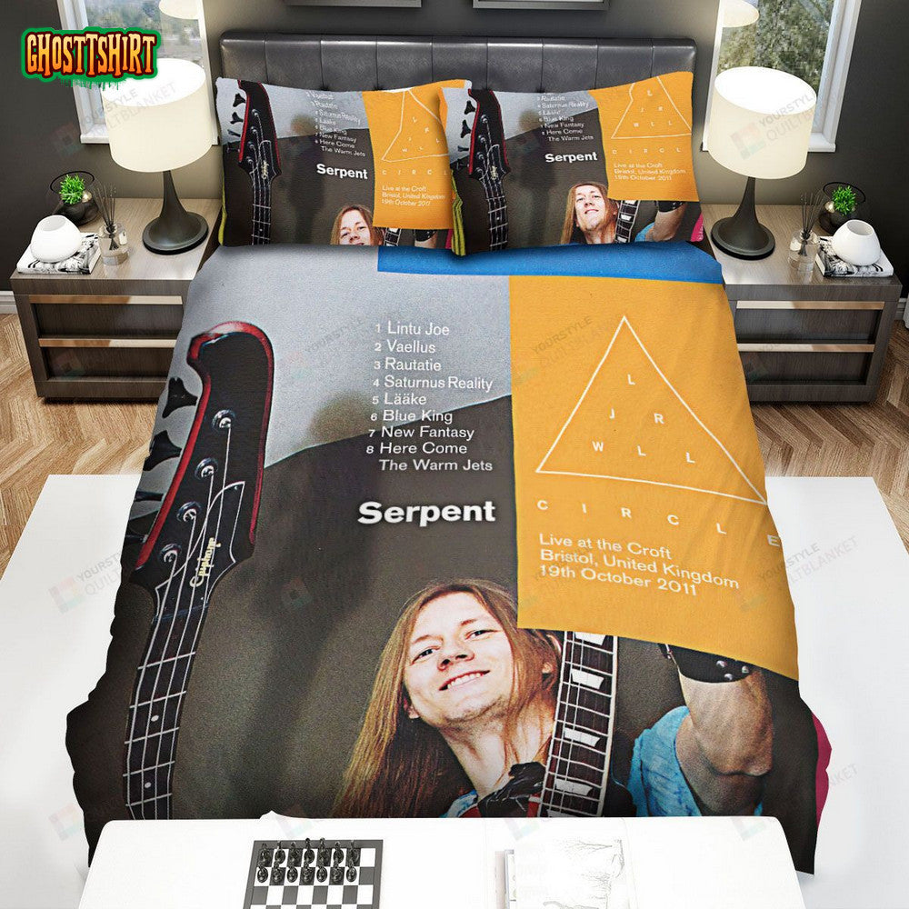 Circle Band, Serpent Bed Sheets Spread Duvet Cover Bedding Set