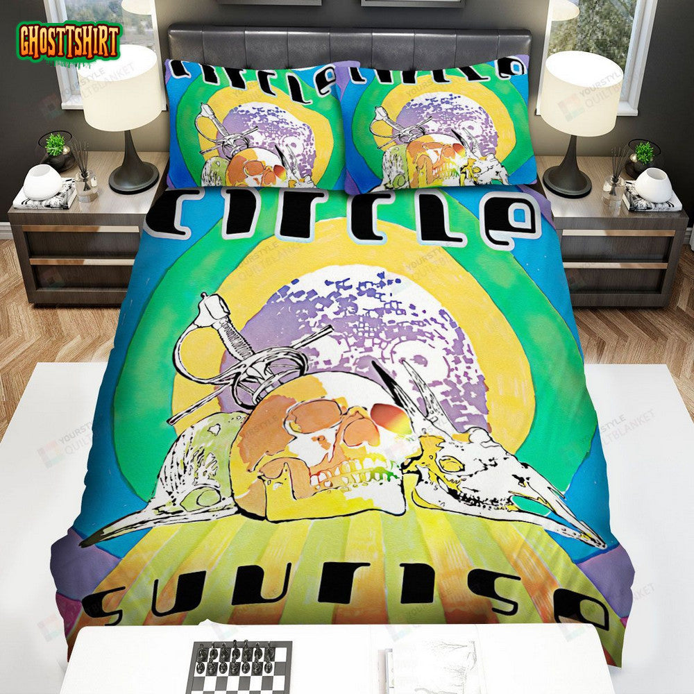 Circle Band, Sun Rise Bed Sheets Spread Duvet Cover Bedding Set