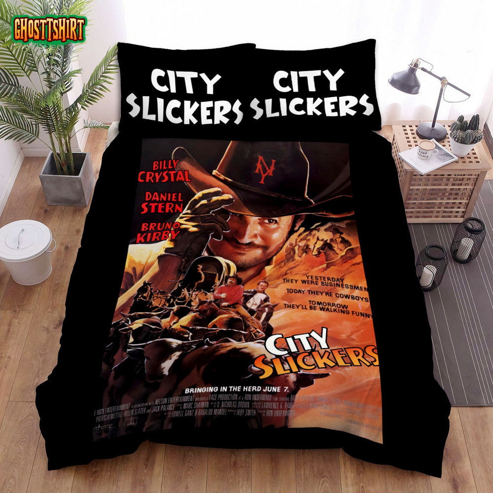 City Slickers Poster Bed Sheets Spread Comforter Duvet Cover Bedding Set Ver 3