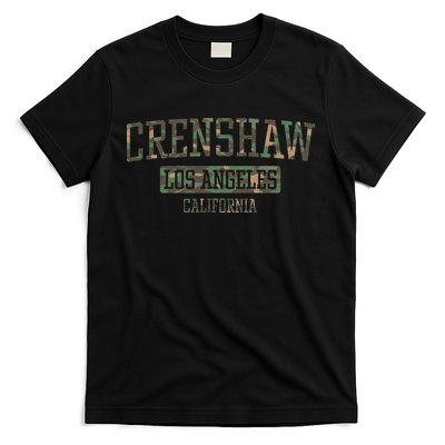 Crenshaw Los Angeles California Vintage Camo T-Shirt