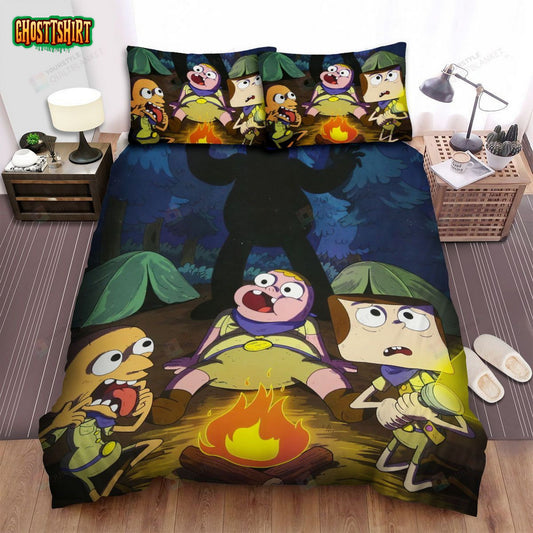 Clarence And Chicken Phantom Poster Bed Sheets Spread Duvet Cover Bedding Set