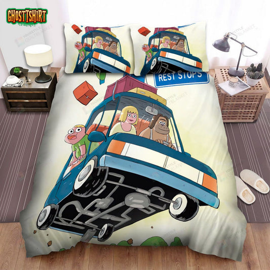Clarence And Family Poster Bed Sheets Spread Duvet Cover Bedding Set