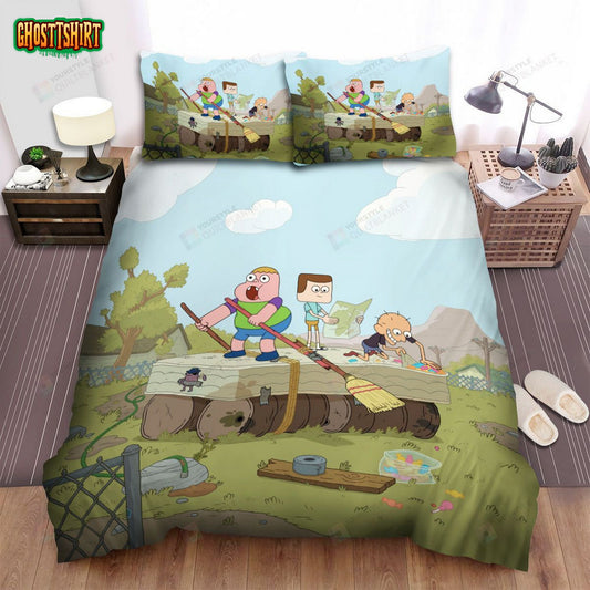 Clarence Playing Together Poster Bed Sheets Spread Duvet Cover Bedding Set