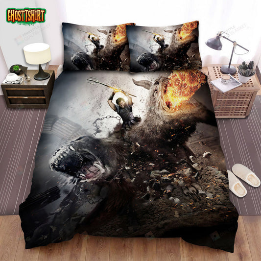 Clash Of The Titans (2010) Movie Worth Of The Titans Bed Sheets Duvet Cover Bedding Set