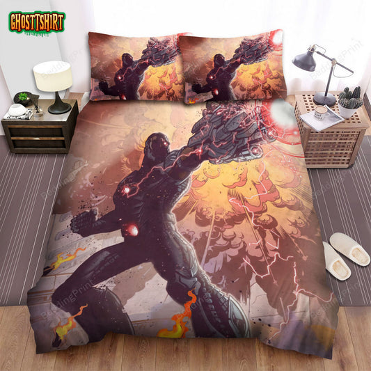 Classic Heroes Posters Cyborg Bed Sheets Duvet Cover Bedding Set