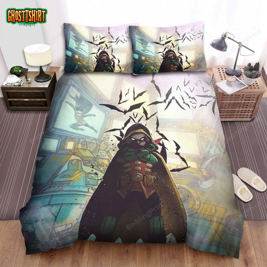 Classic Heroes Posters Robin Bed Sheets Duvet Cover Bedding Set