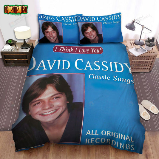 Classic Songs David Cassidy Bed Sheets Spread Comforter Duvet Cover Bedding Set