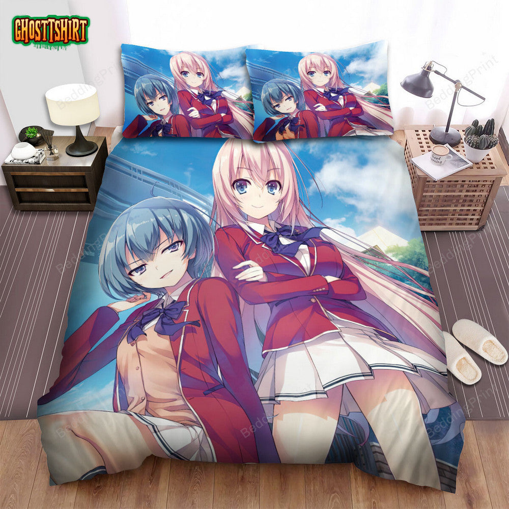 Classroom Of The Elite Honami & Mio Ibuki Poster Bed Sheets Spread Duvet Cover Bedding Set