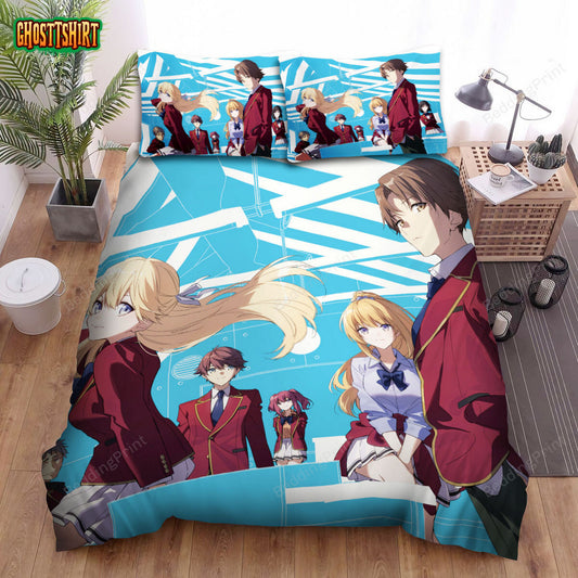 Classroom Of The Elite Original Series Poster Bed Sheets Spread Duvet Cover Bedding Set