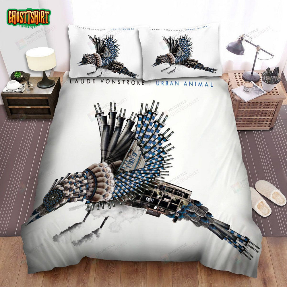 Claude Vonstroke Urband Animal Bed Sheets Spread Comforter Duvet Cover Bedding Set