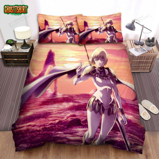 Claymore Character Clare Bed Sheets Spread Comforter Duvet Cover Bedding Set