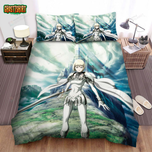 Claymore Character Clare With The Sword Bed Sheets Spread Comforter Duvet Cover Bedding Set