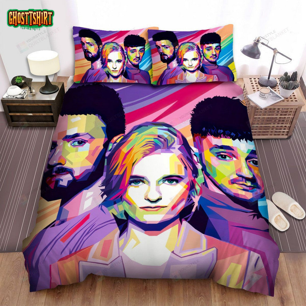 Clean Bandit Pop Art Bed Sheets Spread Comforter Duvet Cover Bedding Set