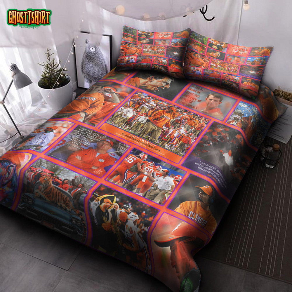 Clemson Quilt Bed Set