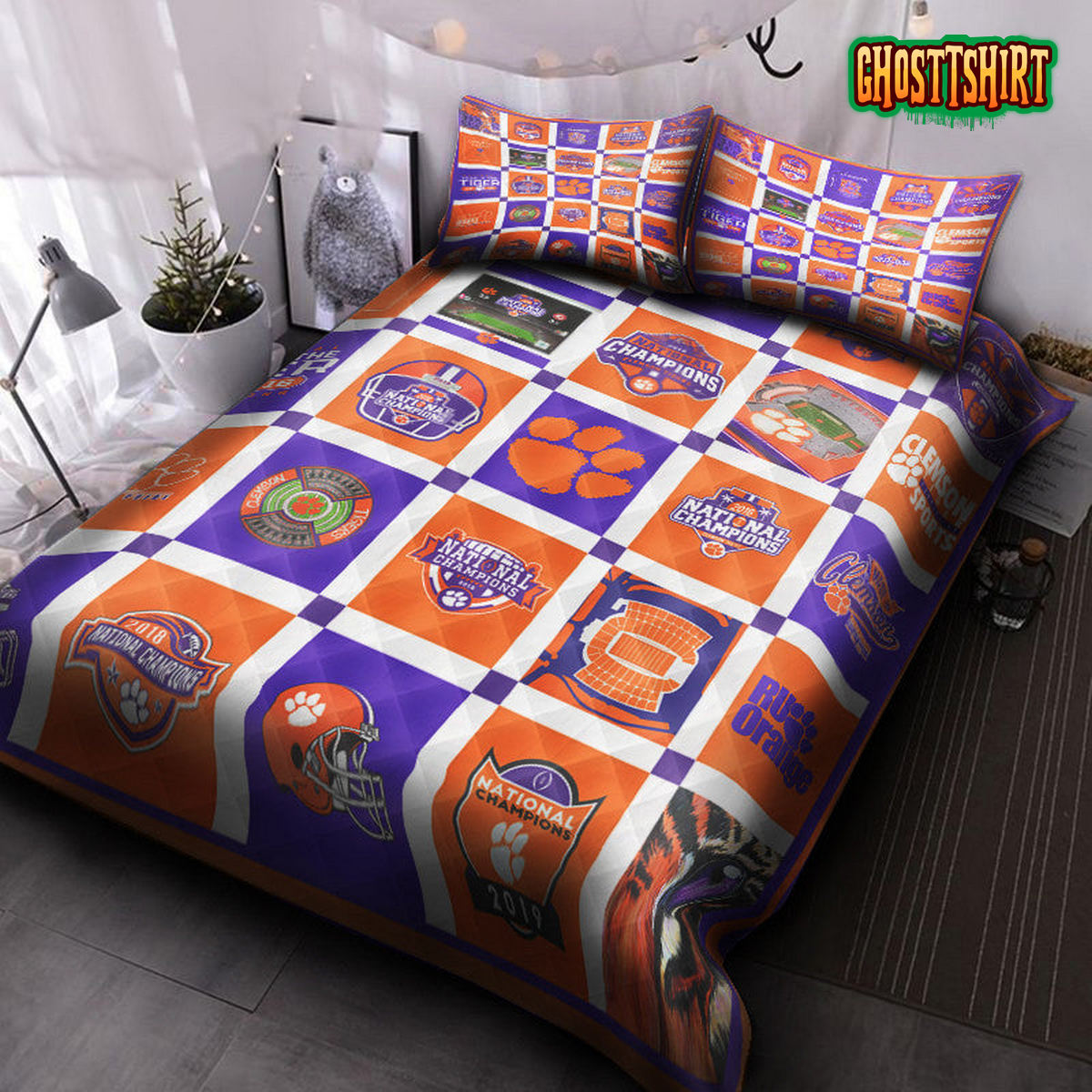 Clemson Tigers 1 Bedding Set