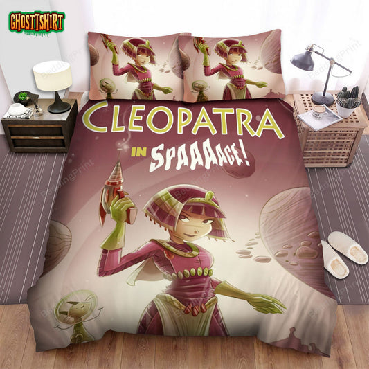 Cleopatra In Space Poster Bed Sheets Spread Duvet Cover Bedding Set