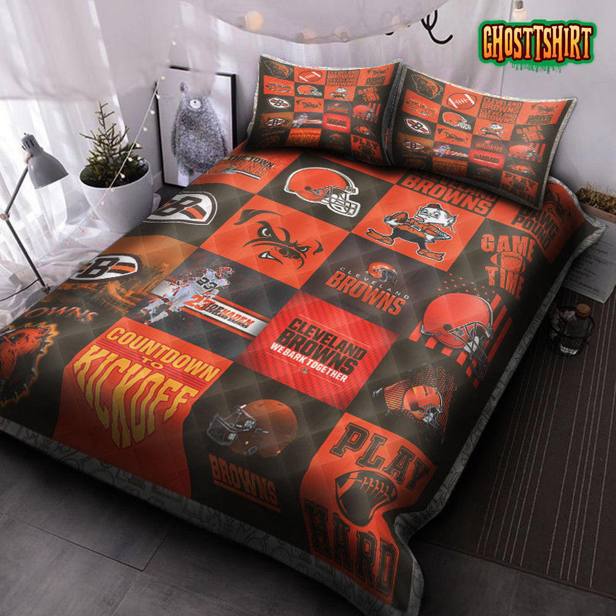 Cleveland Browns V1 Bedding Set