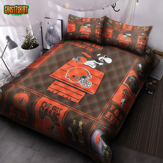 Cleveland Browns V2 Quilt Bed Set