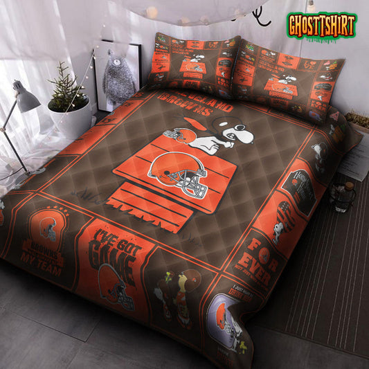 Cleveland Browns V2 Quilt Bedding Set