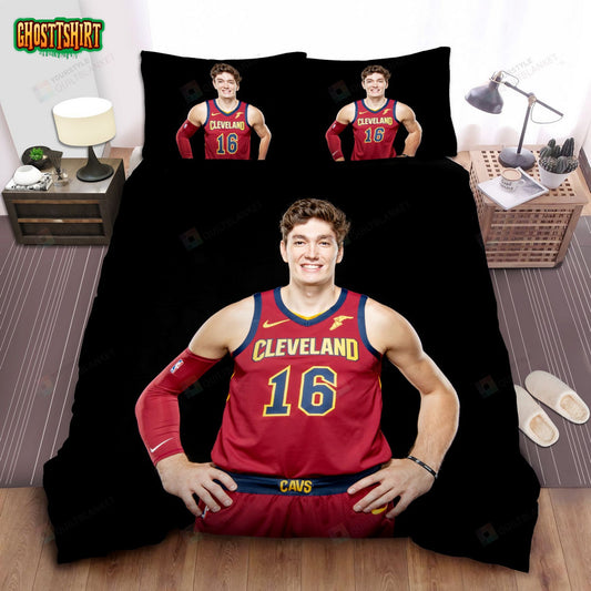 Cleveland Cavaliers Cedi Osman Photograph Bed Sheet Spread Comforter Duvet Cover Bedding Set