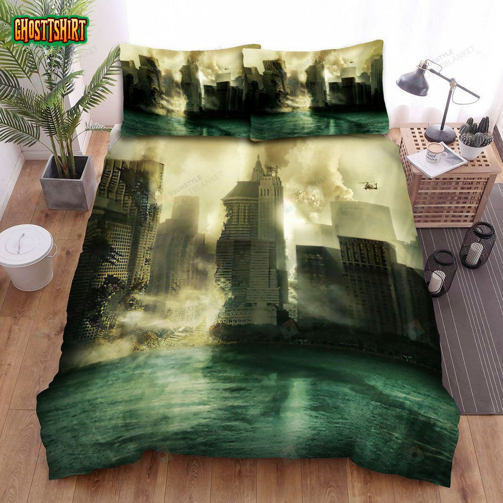 Cloverfield (2008) Collapse Movie Poster Bed Sheets Spread Comforter Duvet Cover Bedding Set