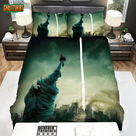 Cloverfield (2008) Collection Movie Poster Bed Sheets Spread Comforter Duvet Cover Bedding Set