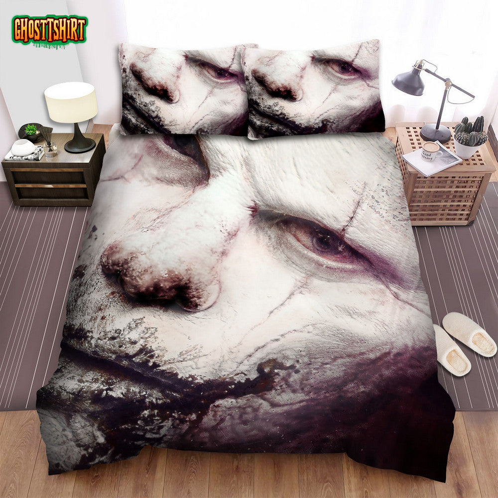 Clown Movie Creepy Photo Bed Sheets Spread Comforter Duvet Cover Bedding Set