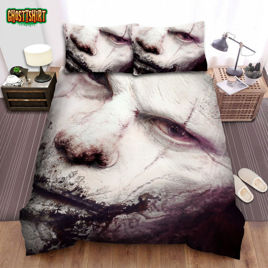 Clown Movie Creepy Photo Bed Sheets Spread Comforter Duvet Cover Bedding Set