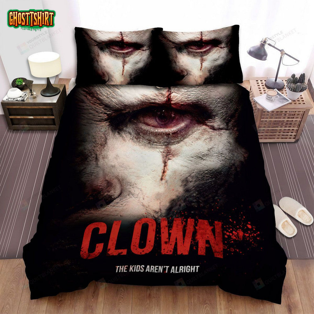 Clown Movie Poster Ii Photo Bed Sheets Spread Comforter Duvet Cover Bedding Set